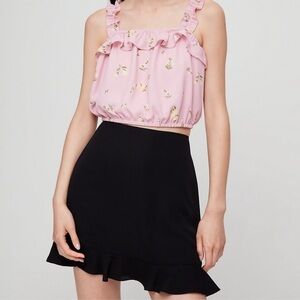 ARITZIA Sunday Best Hadden Skirt In Black